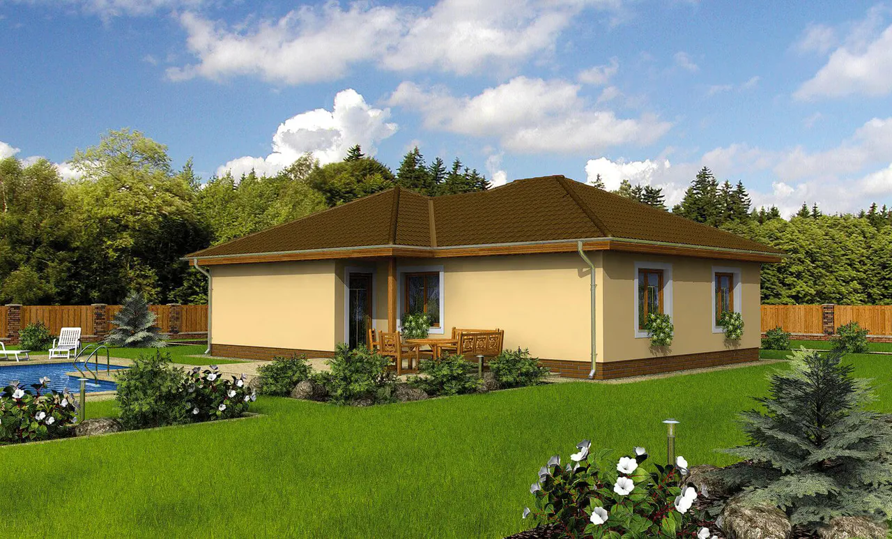 Dřevostavba bungalow 59