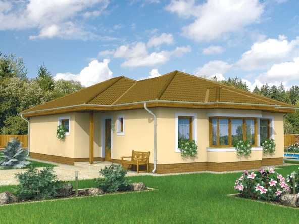 Zděná stavba bungalow 59