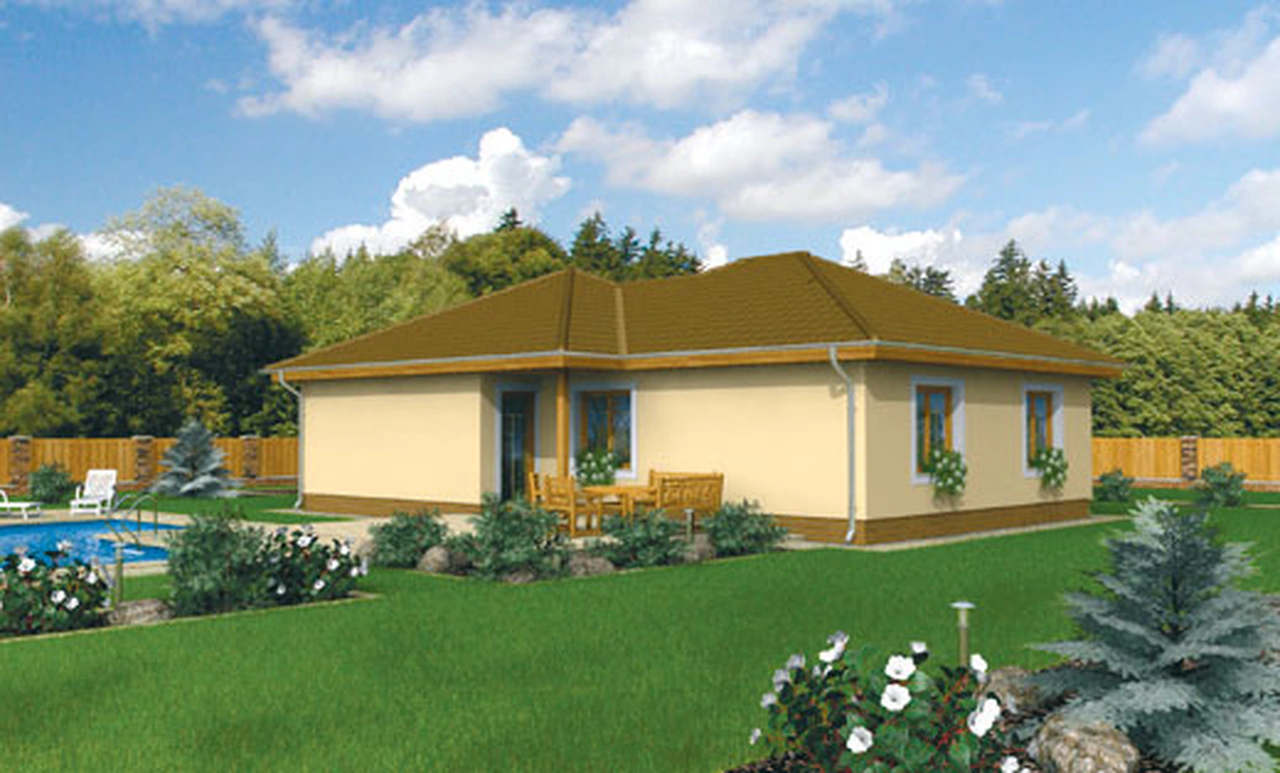 Zděná stavba bungalow 59