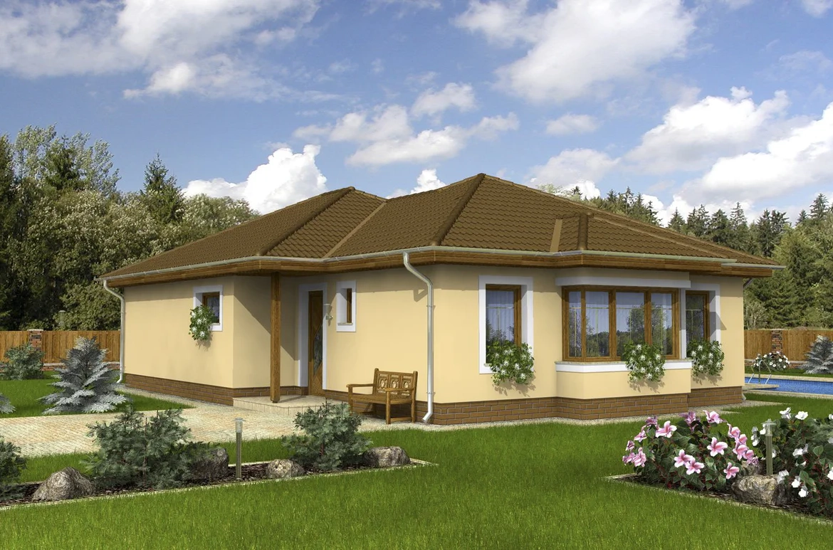 Zděná stavba bungalow 59